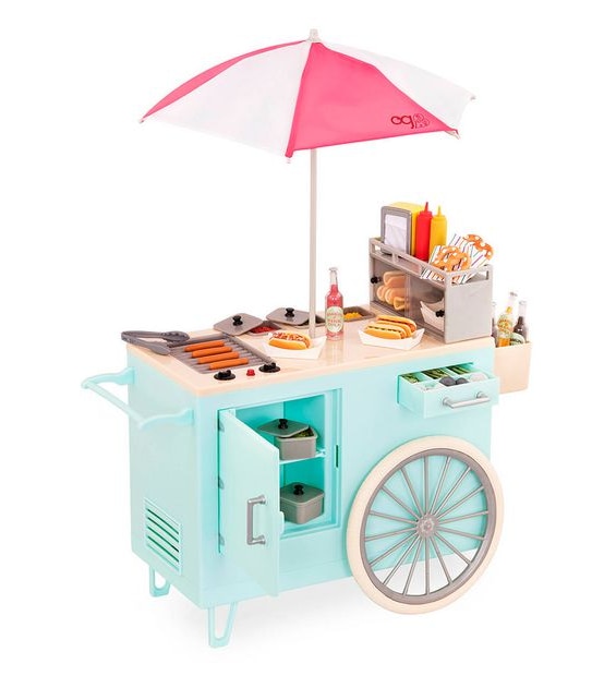 Our Generation Retro Hot Dog Cart