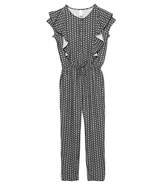 Full Length Geometric Print Playsuit