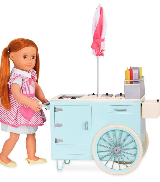 Our Generation Retro Hot Dog Cart