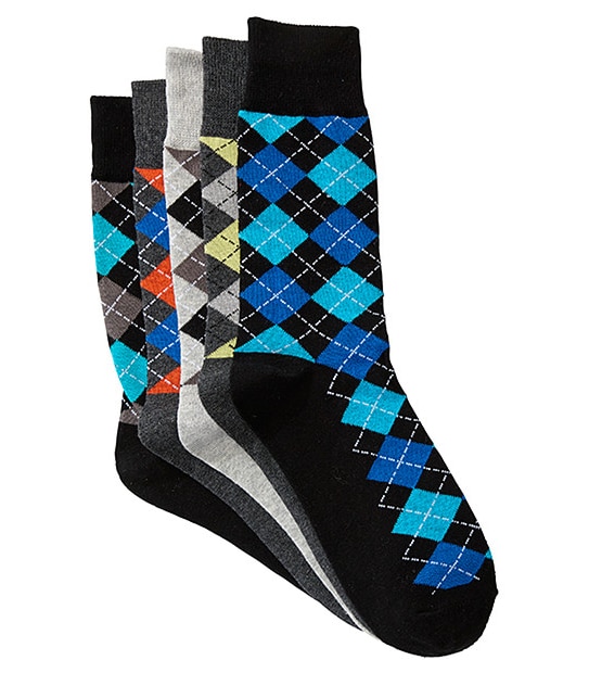 Men's 5 Pack Business Crew Socks