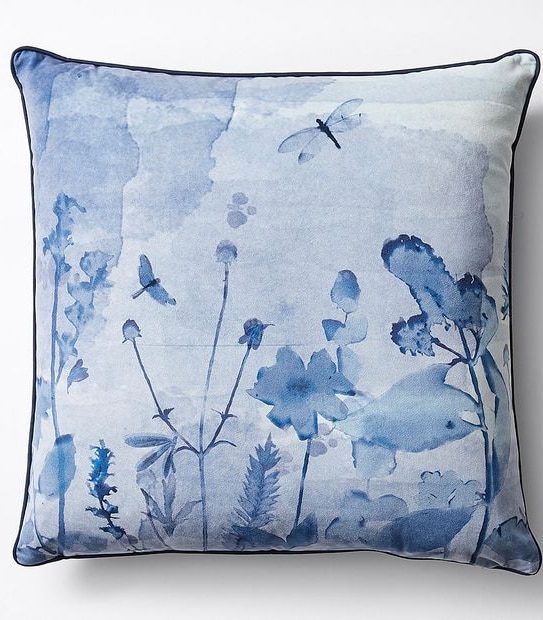 Dulcie Velvet Print Cushion