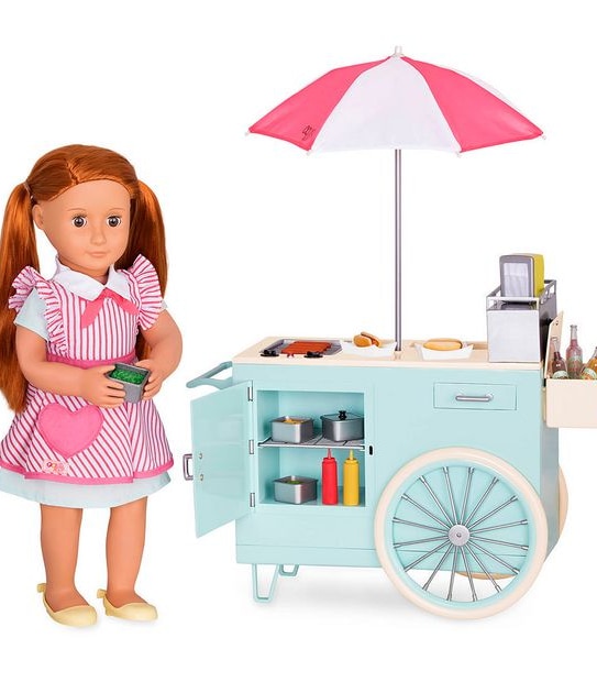 Our Generation Retro Hot Dog Cart