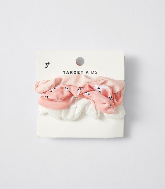 Kids Bow Mini Scrunchies 3 Pack