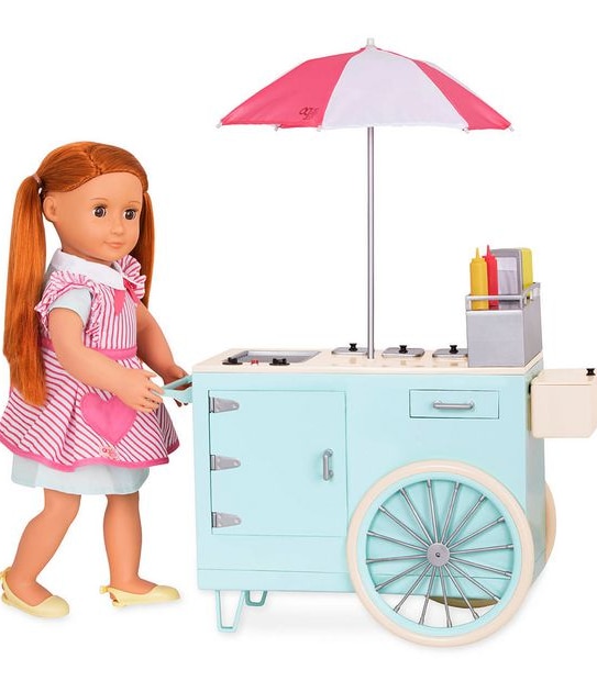 Our Generation Retro Hot Dog Cart