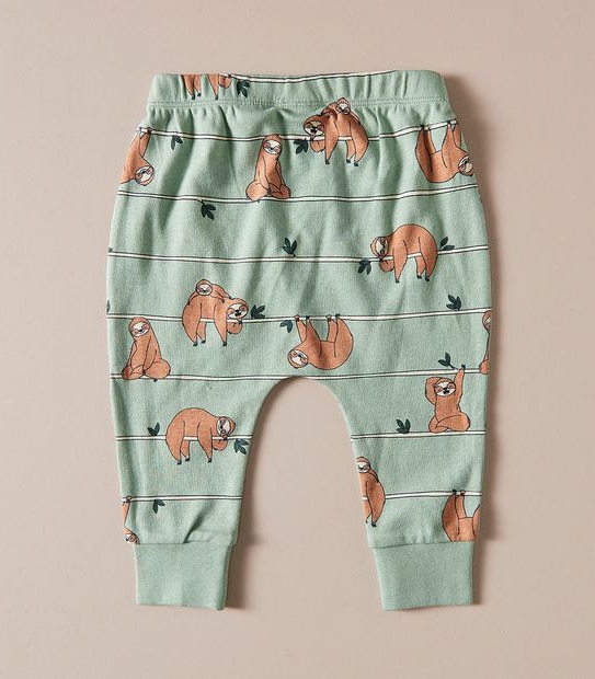 Baby Organic Cotton Sloth Pyjama Set