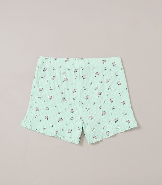 Pointelle Floral Cotton Pyjama Set