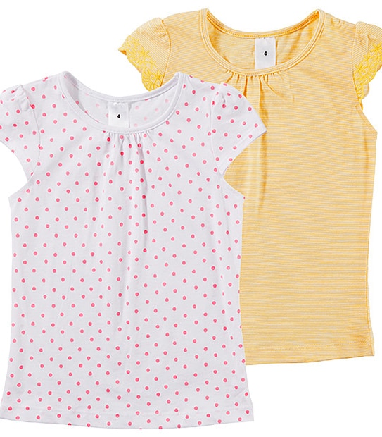 Girls' 2 Pack Short Sleeve T-Shirts