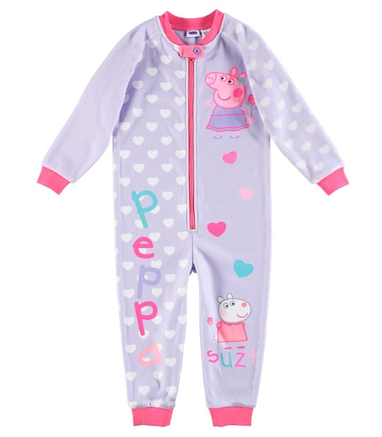 Peppa Pig Print Sleepsuit 1 of 3