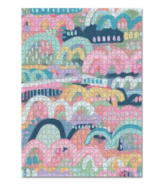 Journey Of Something - Neon Hiills - 1000 Piece Forever Jigsaw Puzzle