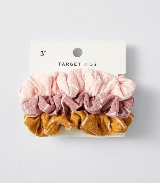 Kids Stripe Mix Scrunchies 3 Pack