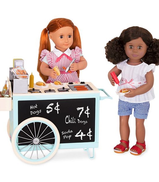 Our Generation Retro Hot Dog Cart