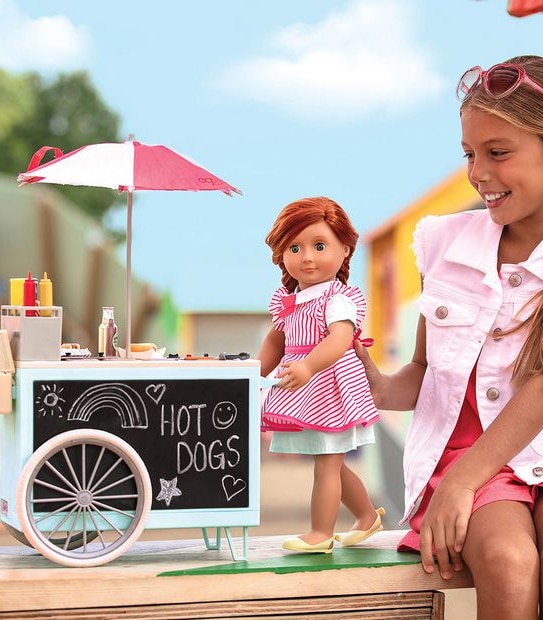 Our Generation Retro Hot Dog Cart