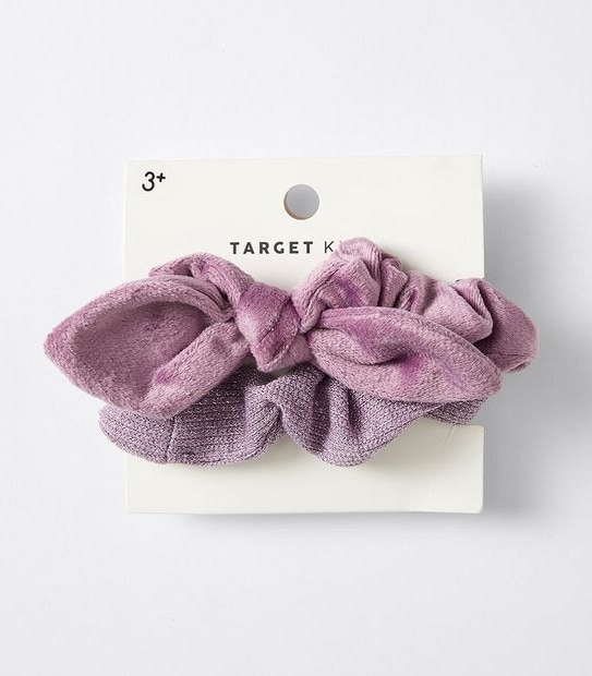 Kids Bunny Ear Scrunchie 2 Pack