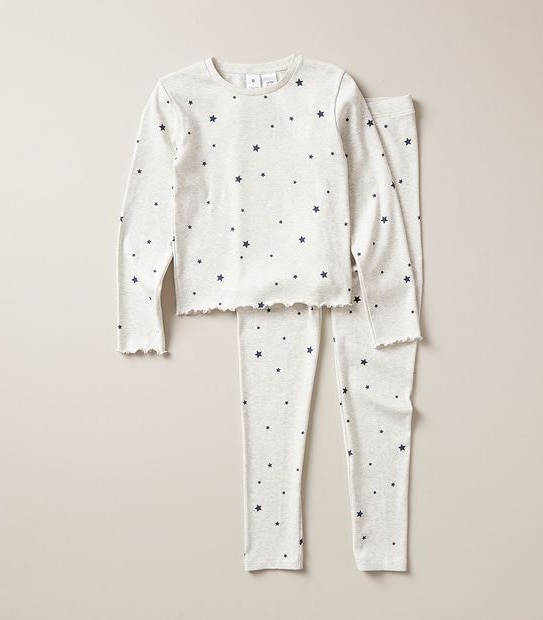 Ribbed Star Pyjama Set
