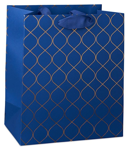 Hallmark Midnight Gold Medium Gift Bag