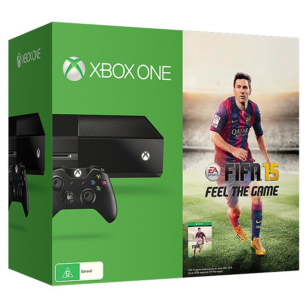 Xbox One 500GB Console + FIFA 15 Download Token Bundle