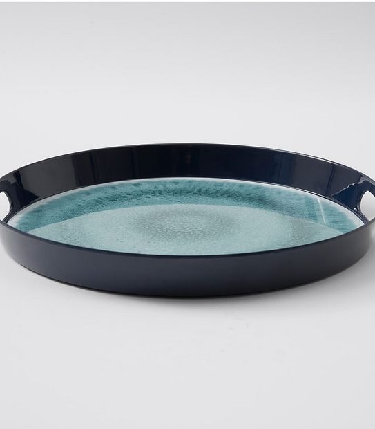 Crackle Melamine Serving Tray