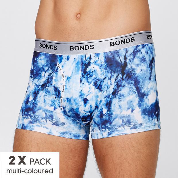 Bonds 2 Pack Guyfront Microfibre Trunks Bonds 2 Pack Guyfront Microfibre Trunks