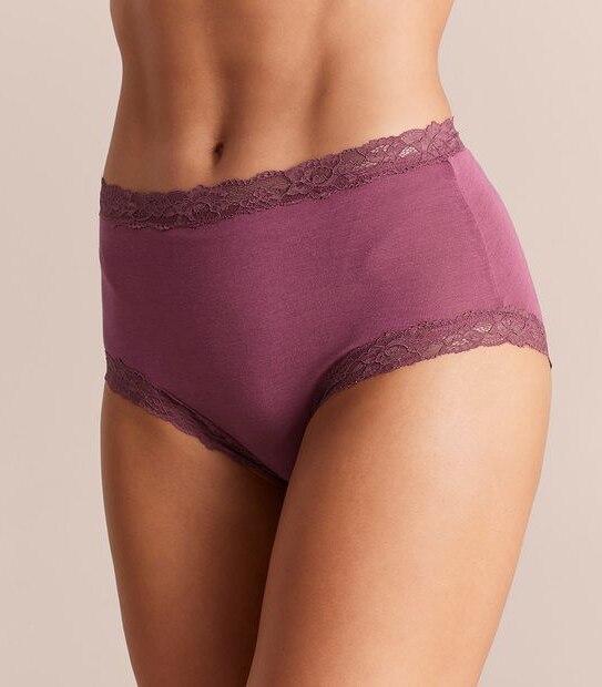 Modal and Lace Full Briefs; Style: WS5190TF