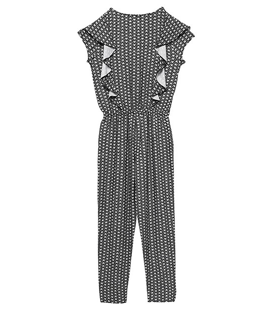 Full Length Geometric Print Playsuit