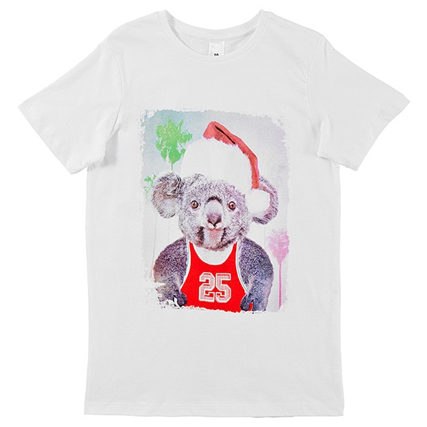Boys' Short Sleeve Koala Christmas T 