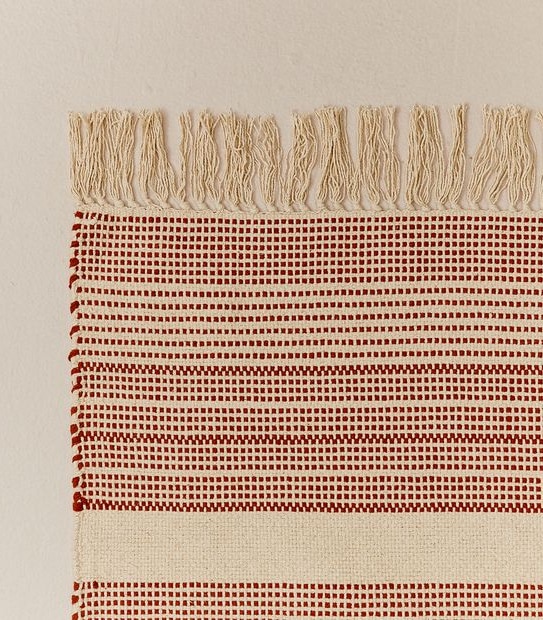 Caspian Ticking Stripe Rug - 120cm x 180cm