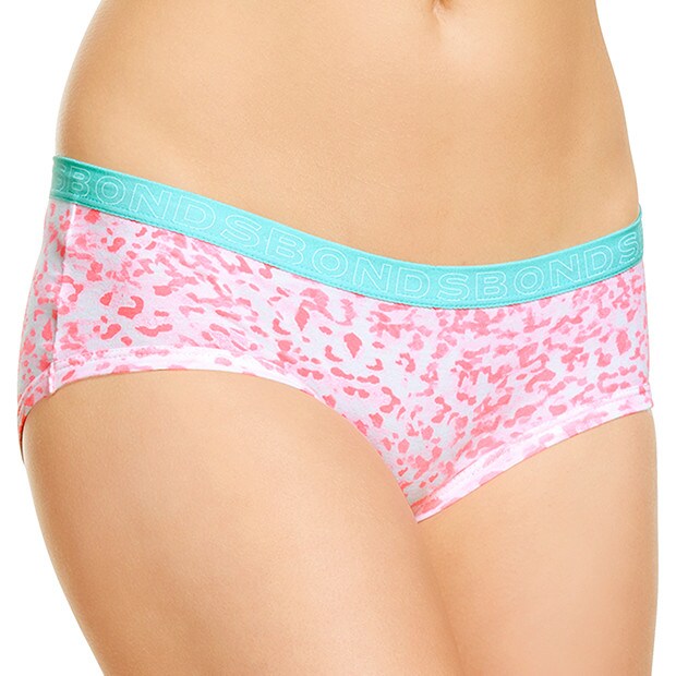 Bonds Hipster Boyleg Briefs - Leopard Pink Bonds Hipster Boyleg Briefs - Leopard Pink