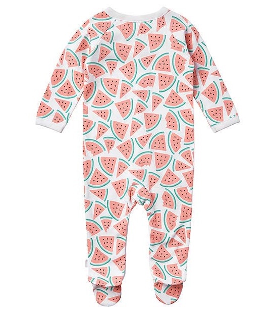 Baby Watermelon Print Coverall 2 of 3
