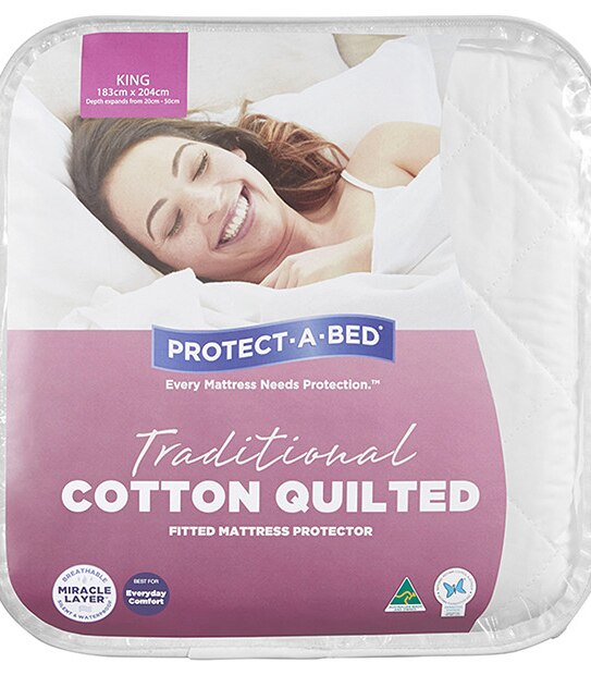 Protect-A-Bed Traditional Quilted Fitted Mattress Protector