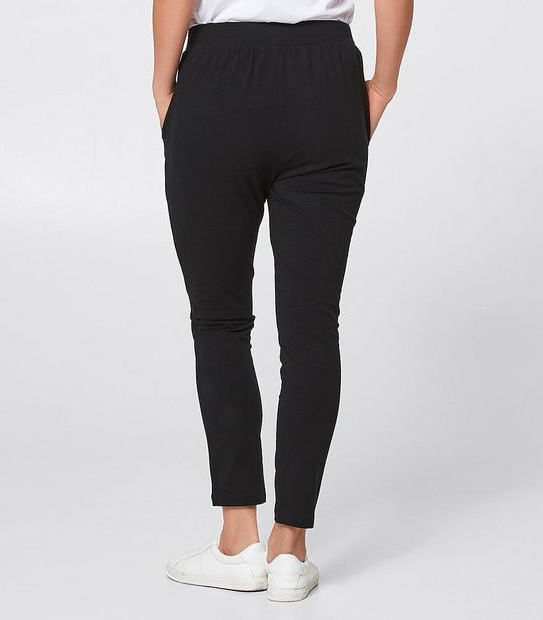 Drop Crotch Pants - Black