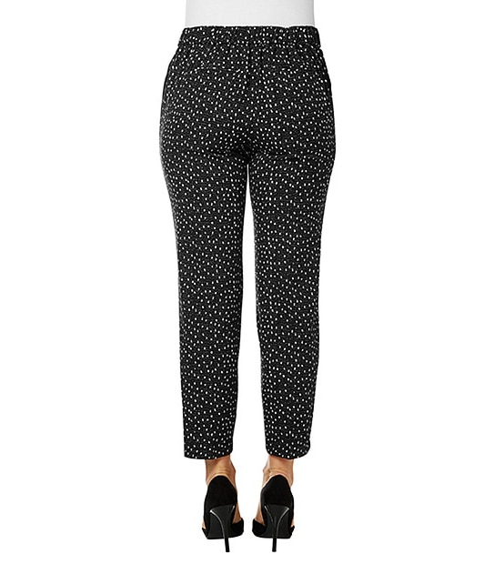 Tailored Soft Jogger Pants - Black Print