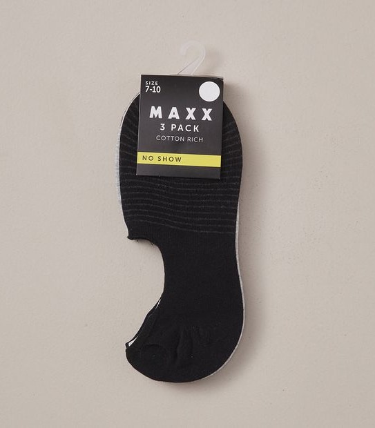 Maxx 3 Pack No Show Socks Target Australia