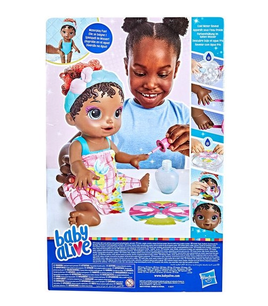 Baby Alive - Glam Spa Baby Doll - Black Hair