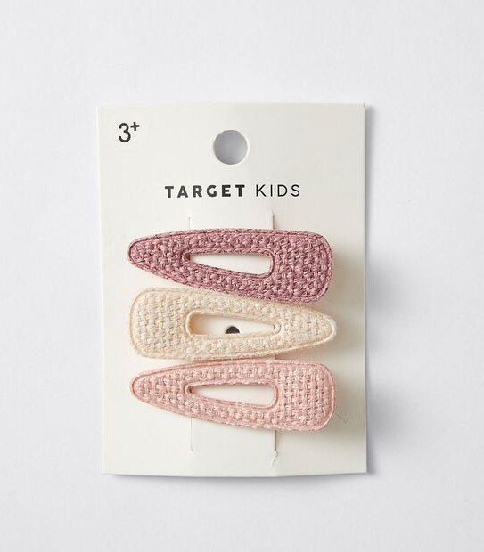 Kids Rattan Duck Hairclips 3 Pack 