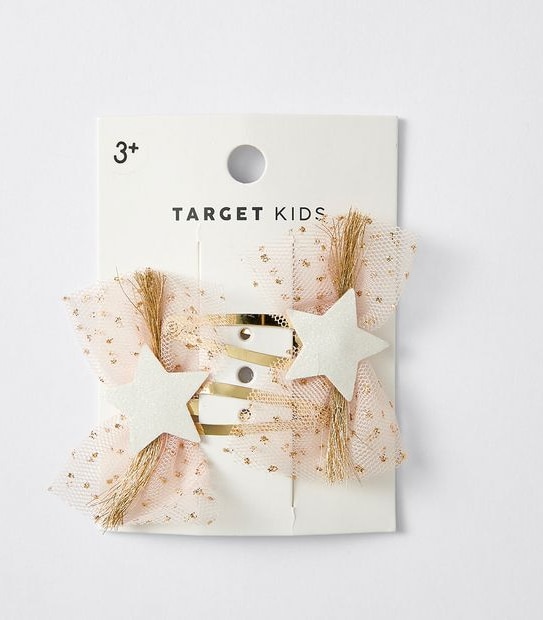 Kids Tulle Star Hairclips 2 Pack