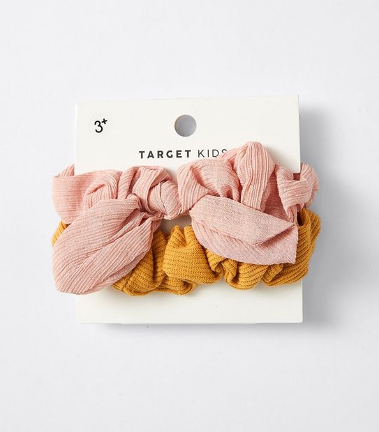 Kids Bunny Ear Scrunchie 2 Pack