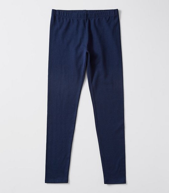 Organic Cotton Long Length Leggings - Navy