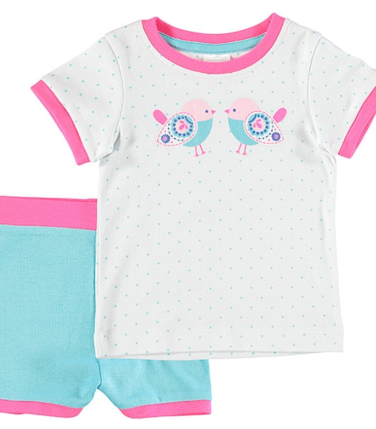 Girls' Bird Short Pyjama Set