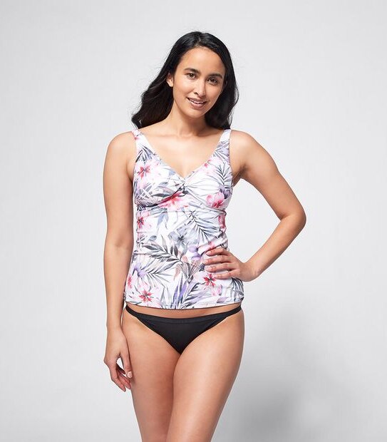 Shape Your Body Floral Tankini Swim Top