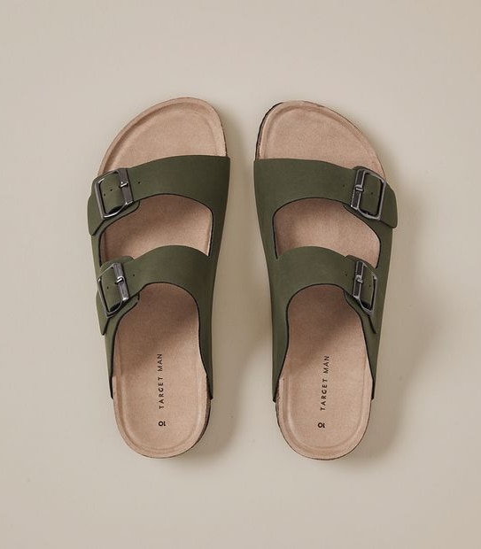 Mens Simon Moulded Cork Sandals