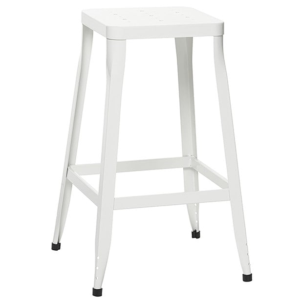 65cm Metal Bar Stool - White | Target Australia