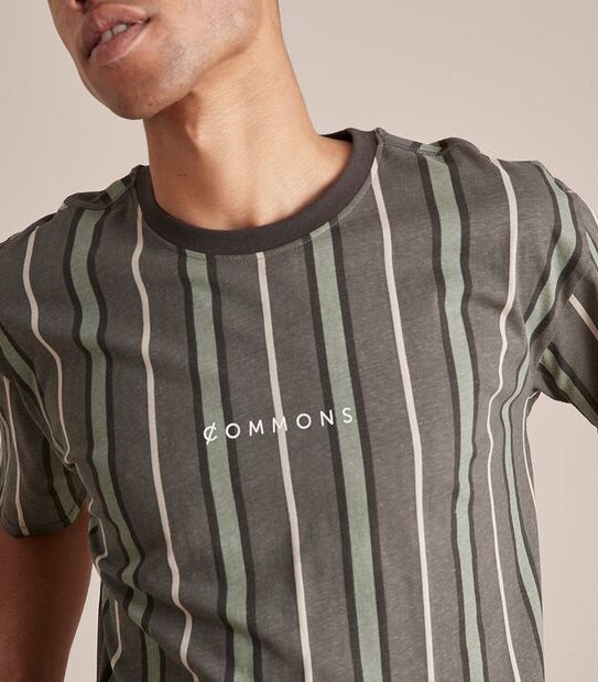 Commons Victory Vertical Stripe T-Shirt