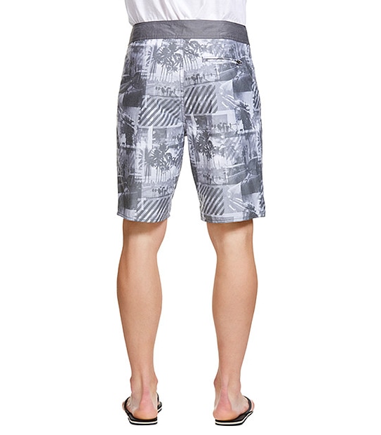 Men's Photo Printed Boardshorts - Multi