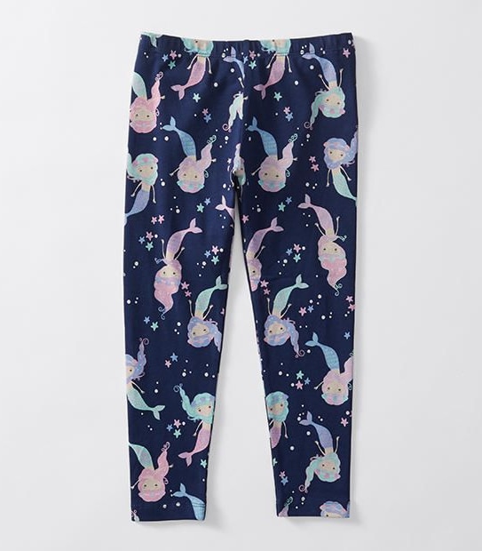 Full Length Mermaid Print Leggings