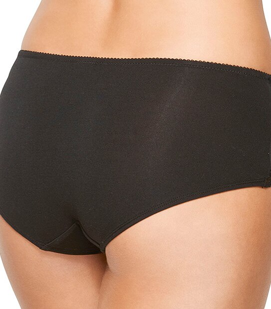 Lily Loves 2 Pack Boyleg Briefs - Black/Snow White 4 of 5