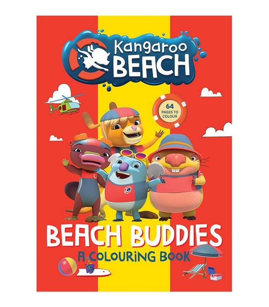 Kangaroo Beach: Beach Buddies Colouring Book