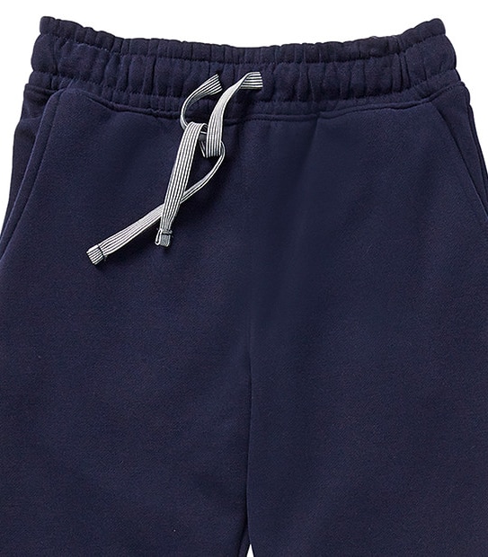 Boys' Basic Fleece Trackpants - Navy 2 of 3