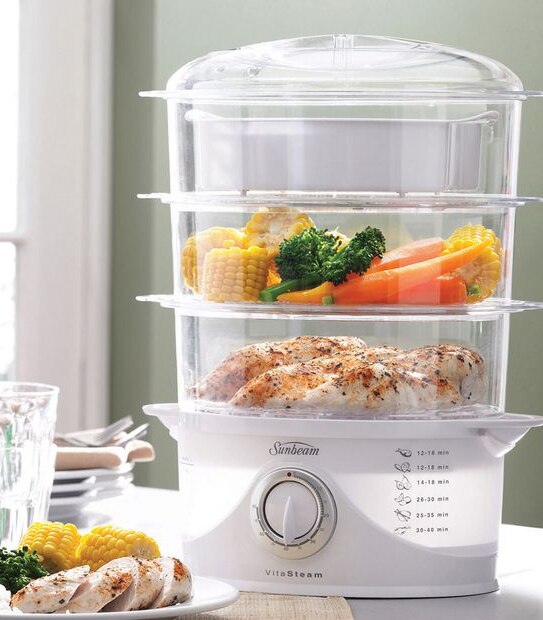 Sunbeam VitaSteam&trade; 3-Tier Deluxe Food Steamer ST6650