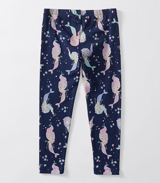 Full Length Mermaid Print Leggings