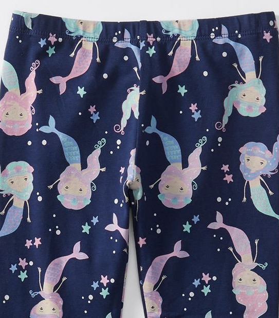 Full Length Mermaid Print Leggings